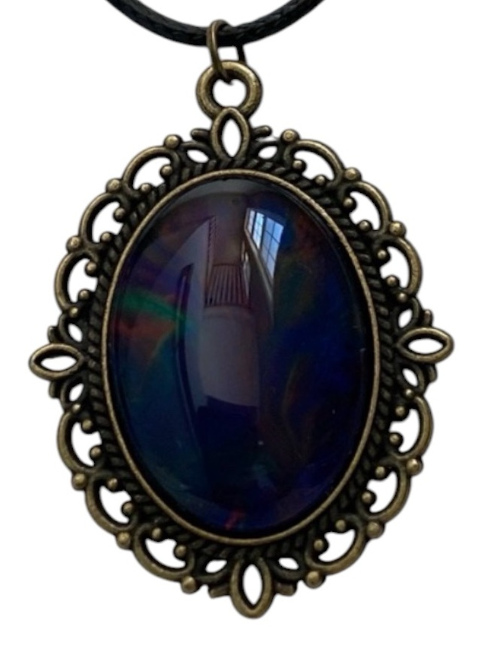 Hand Crafted Fluid Art Necklace Neon Purple and Pink Pendant by Svetlana Yeung